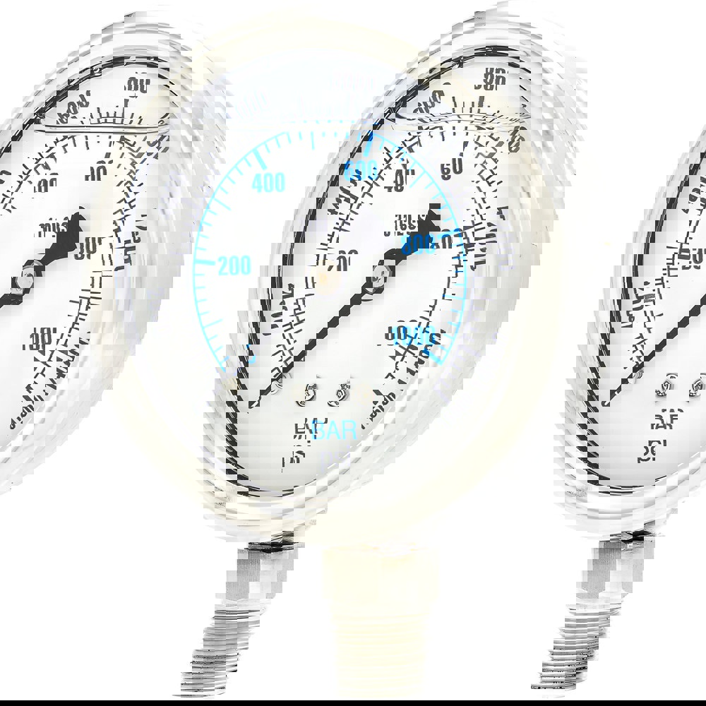 Pressure Gauges; Gauge Type: Industrial Pressure Gauges ; Scale Type: Dual ; Accuracy (%): 2-1-2% ; Dial Type: Analog ; Thread Type: 1/4
